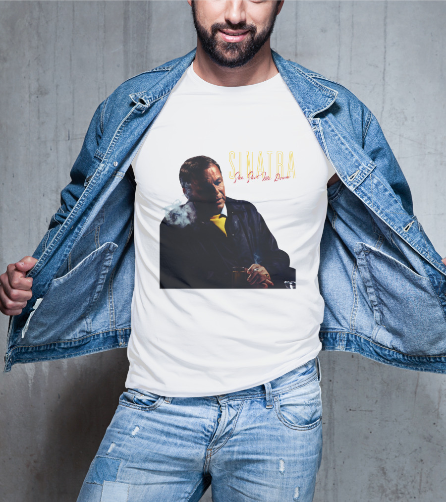 SINATRA She Shot Me Down Smoking Jacket T-Shirt