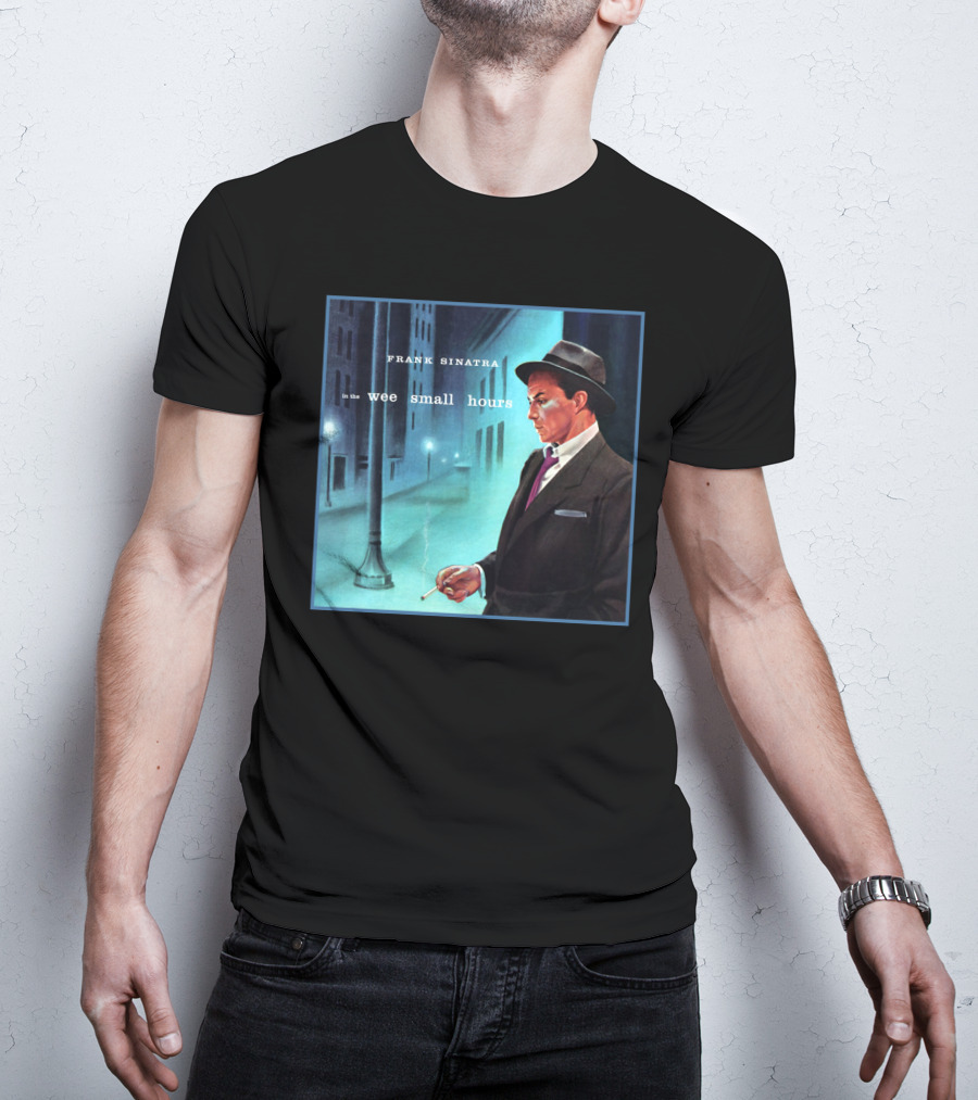 Frank Sinatra In The Wee Small Hours Classic Album Cover Smoking Night Scene T-Shirt