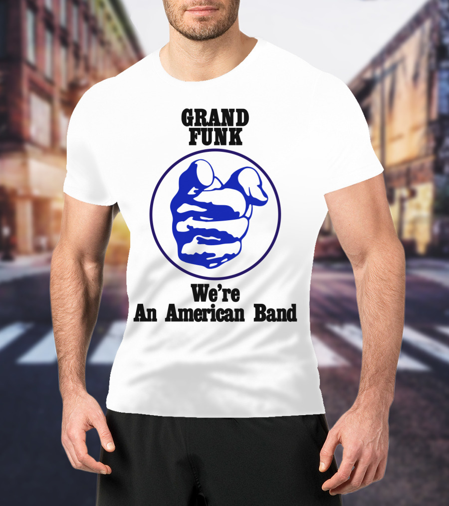 Grand Funk We're An American Band Vintage Fist T-Shirt