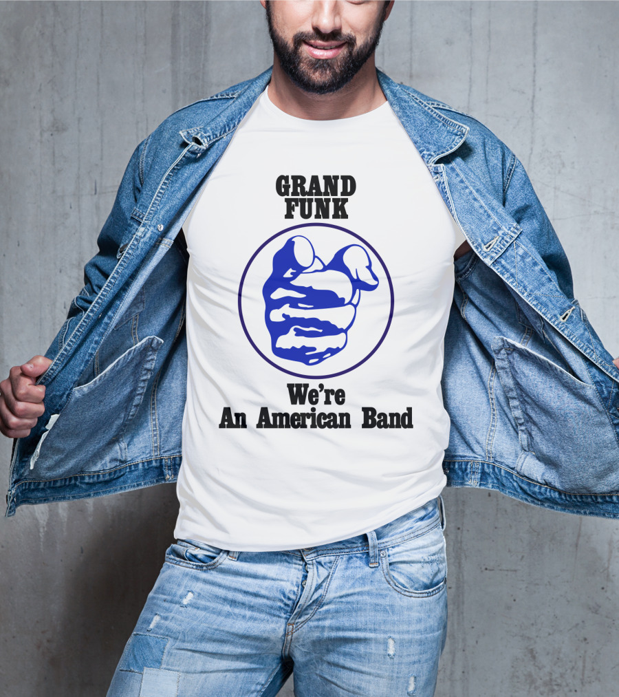 Grand Funk We're An American Band Vintage Fist T-Shirt