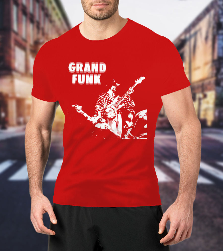 Grand Funk Railroad Band Live Rock Performance GFR 10 T-Shirt