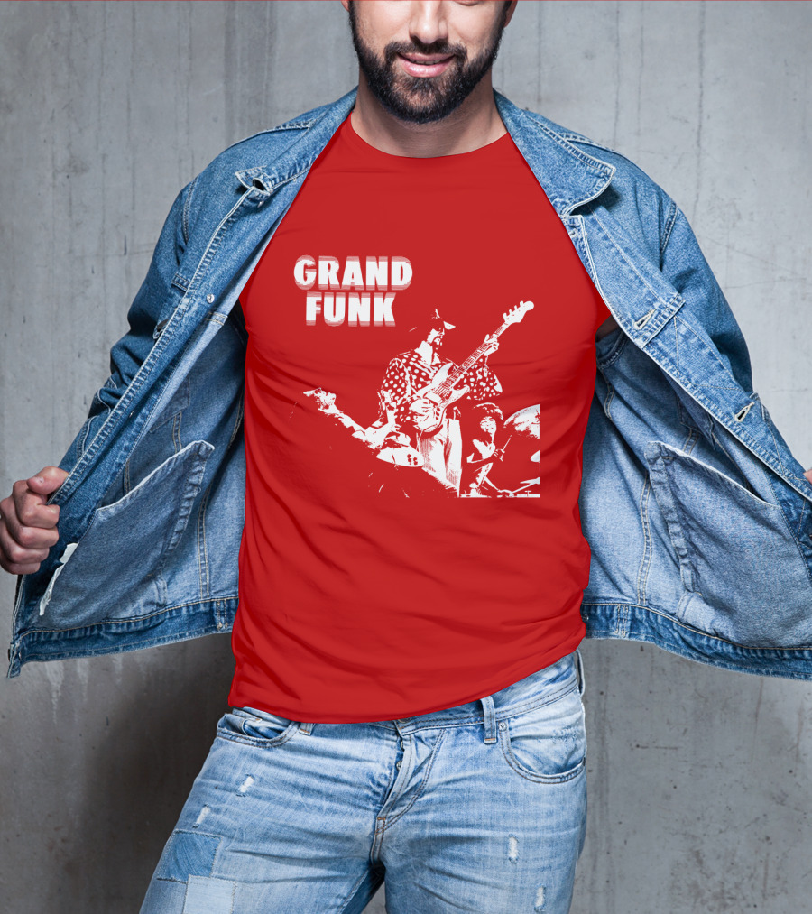 Grand Funk Railroad Band Live Rock Performance GFR 10 T-Shirt