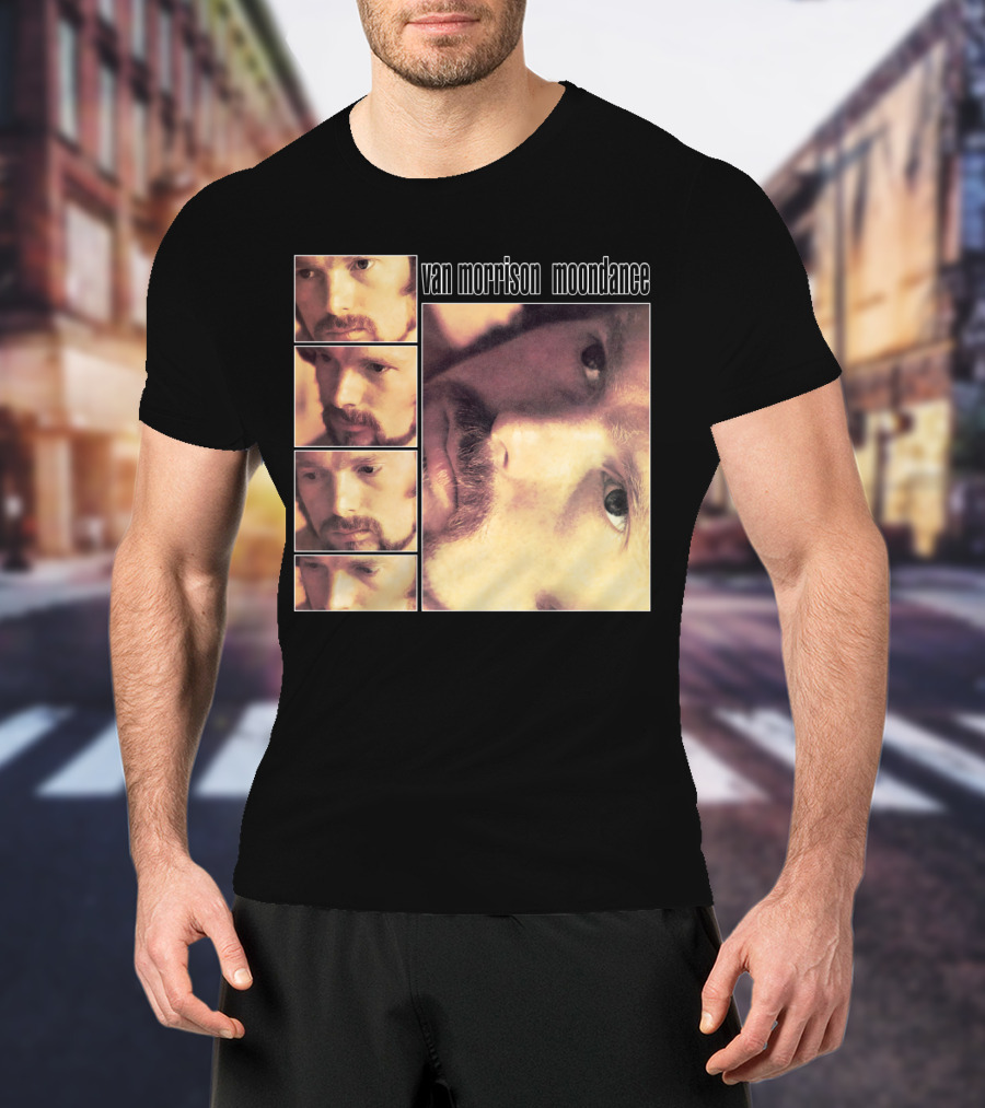 Van Morrison Moondance Album Cover Montage T-Shirt