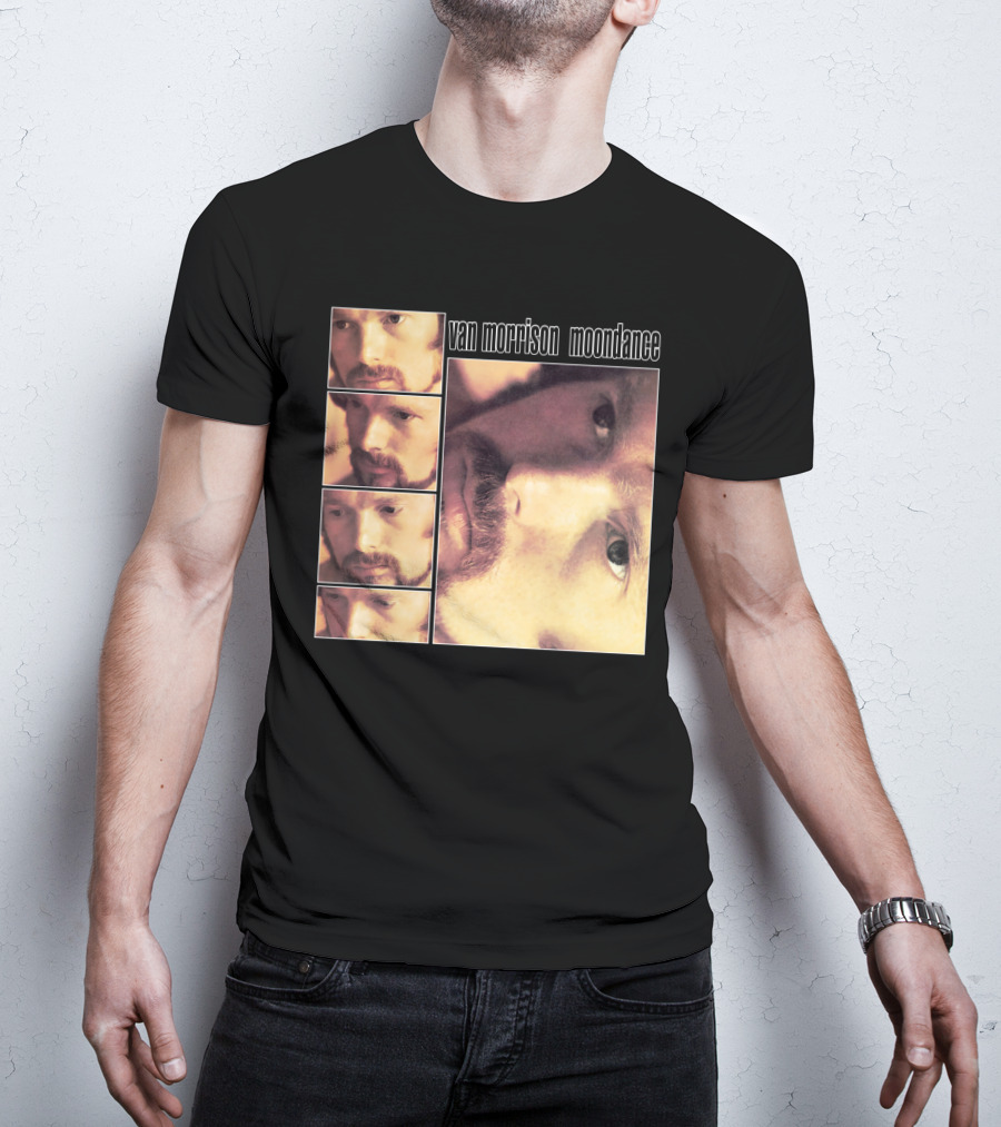 Van Morrison Moondance Album Cover Montage T-Shirt