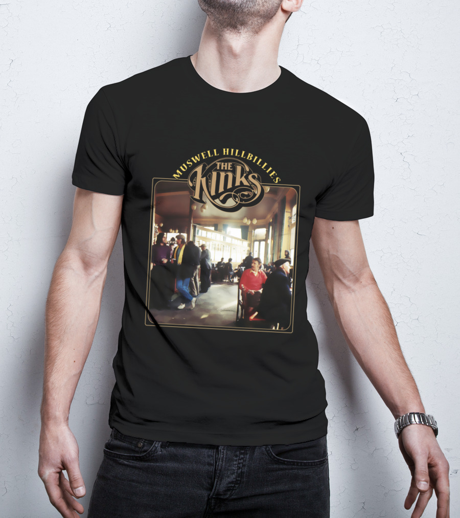 The Kinks Muswell Hillbillies Vintage Album Cover T-Shirt