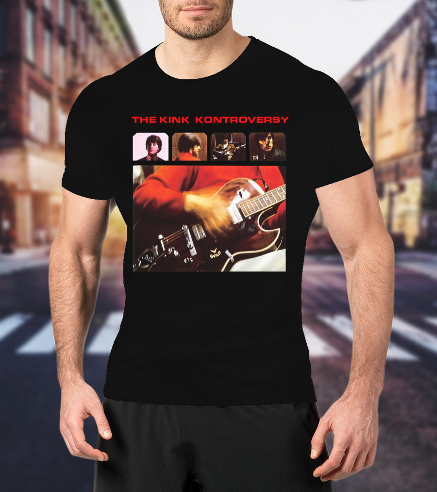 The Kink Kontroversy Album Cover Guitar Photography T-Shirt