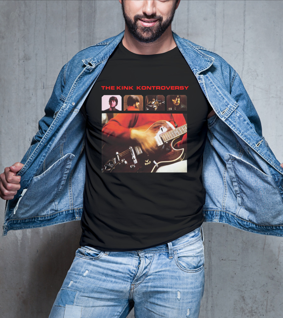 The Kink Kontroversy Album Cover Guitar Photography T-Shirt
