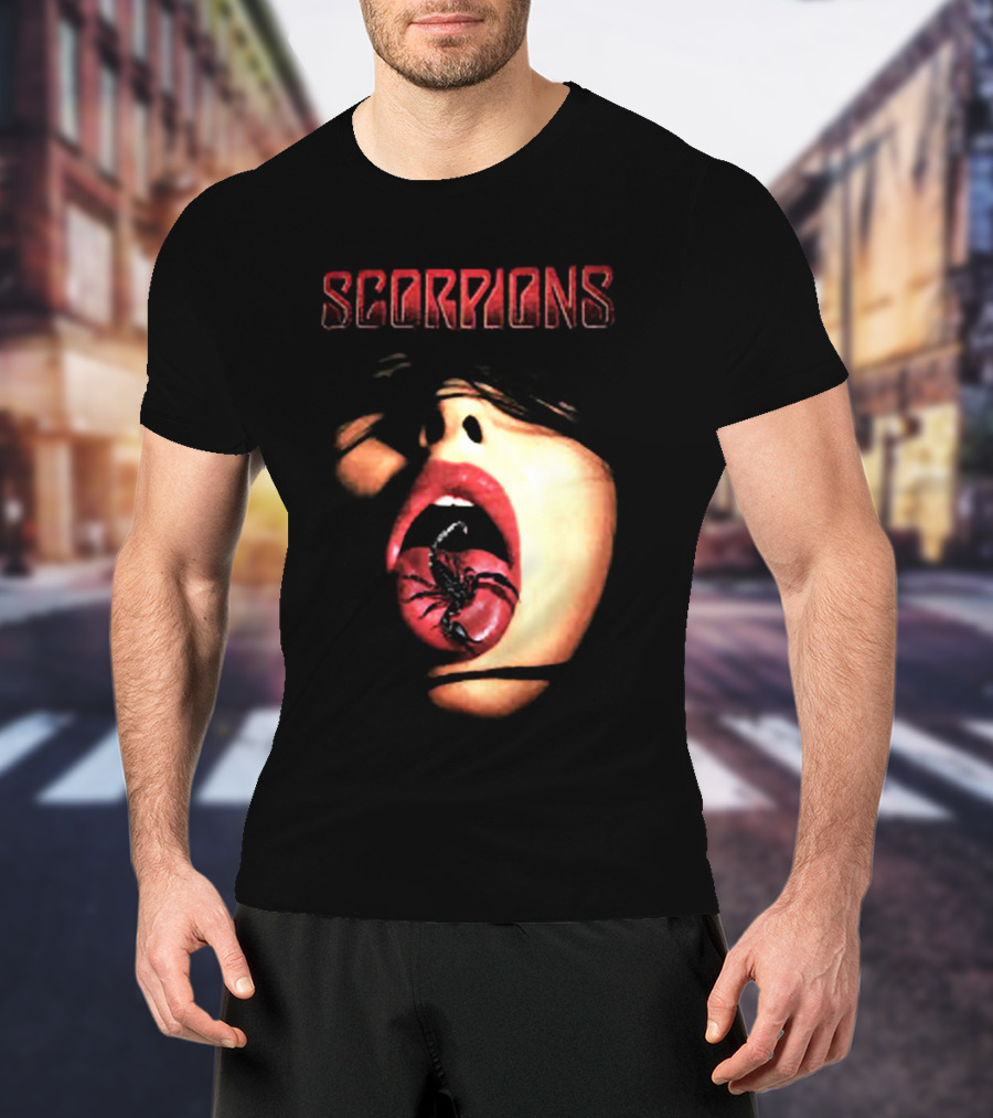 SCORPIONS Face And Mouth With Scorpion T-Shirt