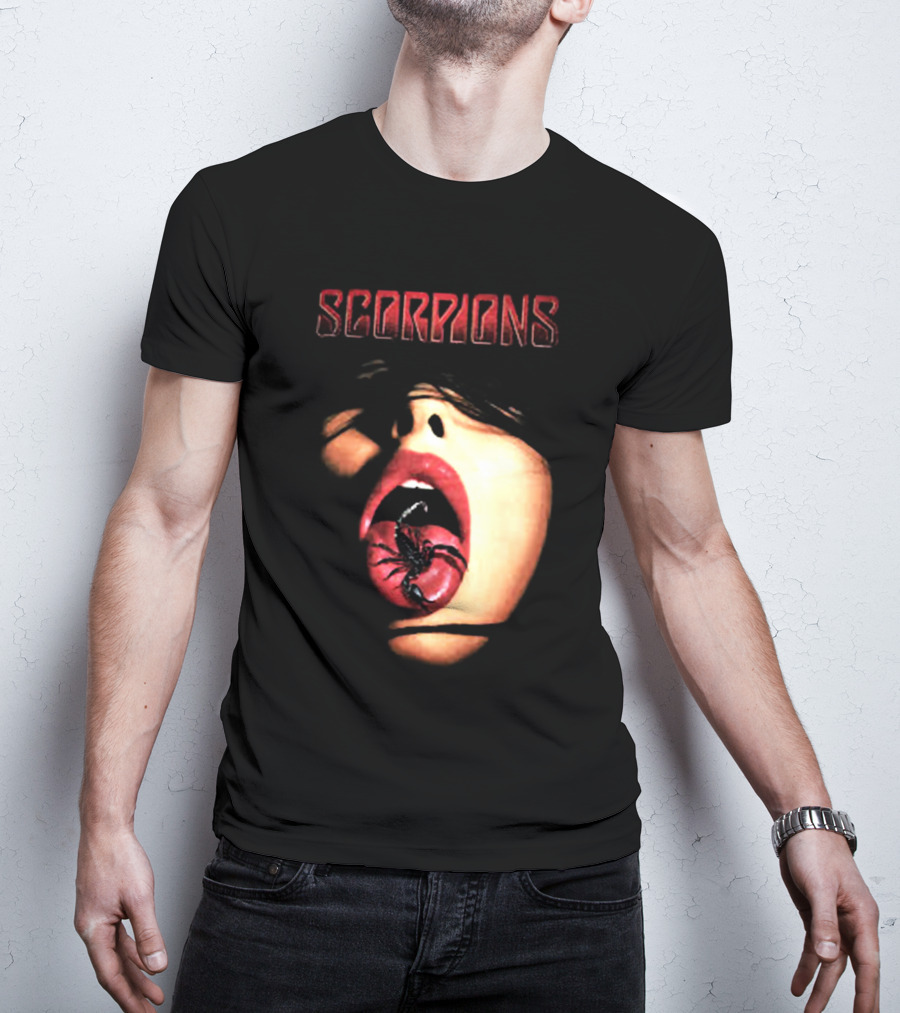 SCORPIONS Face And Mouth With Scorpion T-Shirt