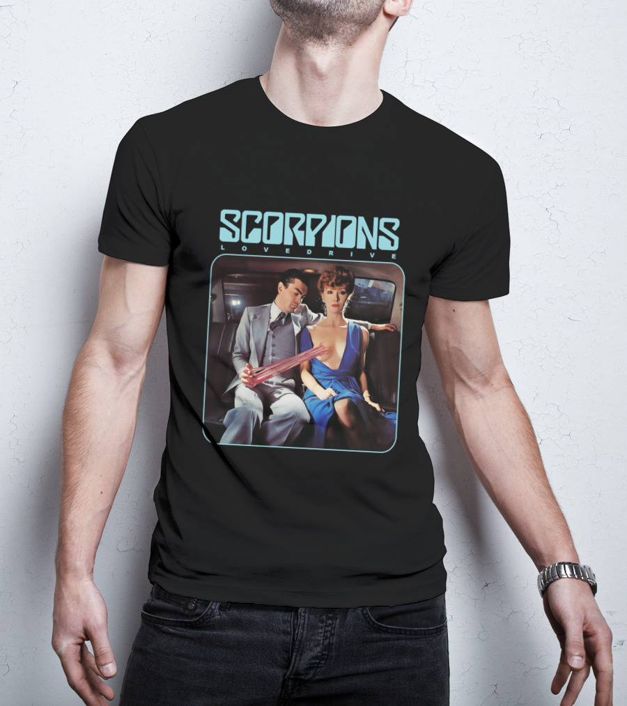 Scorpions Lovedrive Album Cover Scp T-Shirt