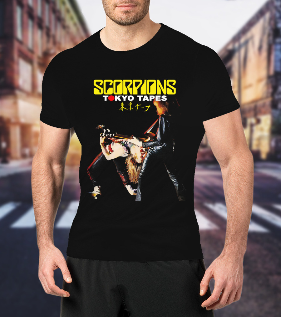 Scorpions Tokyo Tapes Live Performance Japan Rock Band T-Shirt