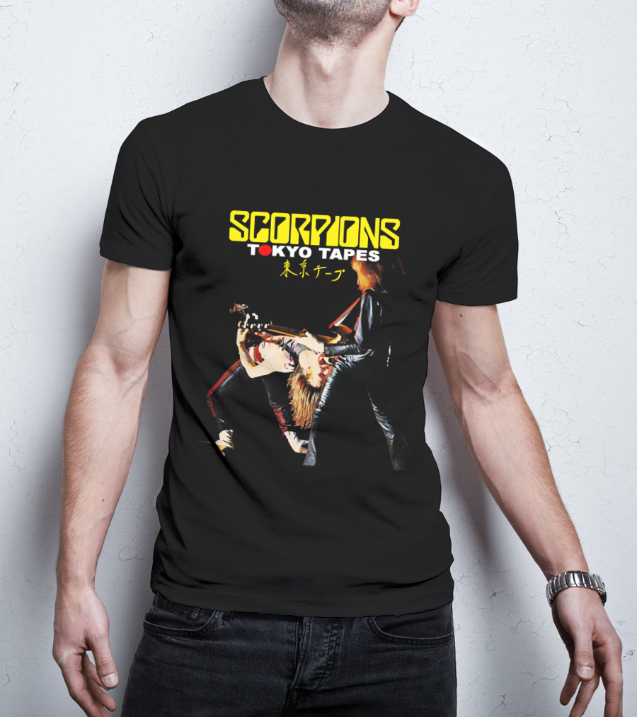 Scorpions Tokyo Tapes Live Performance Japan Rock Band T-Shirt