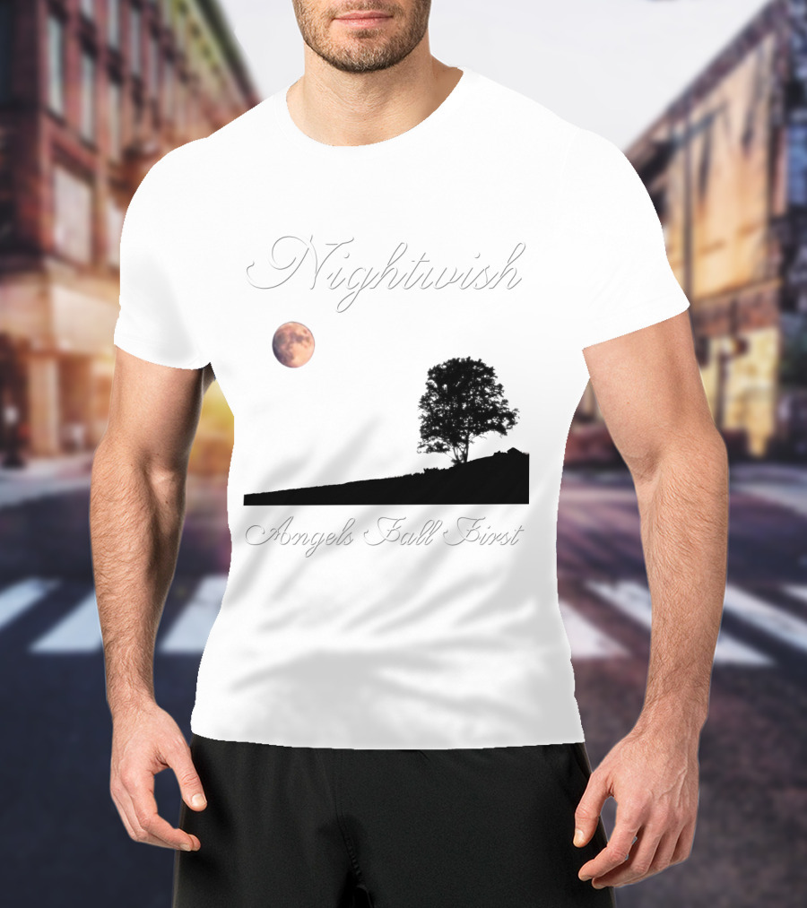 Nightwish Angels Fall First Moon And Tree T-Shirt