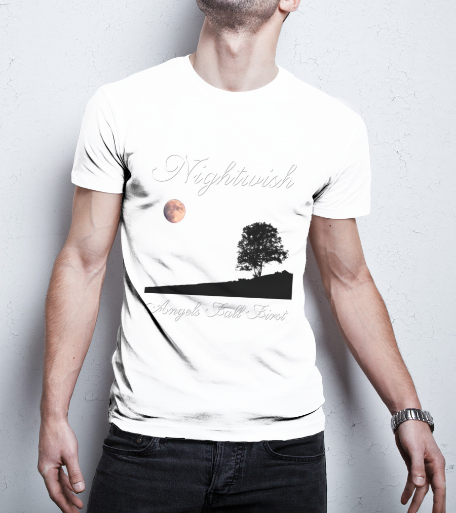 Nightwish Angels Fall First Moon And Tree T-Shirt