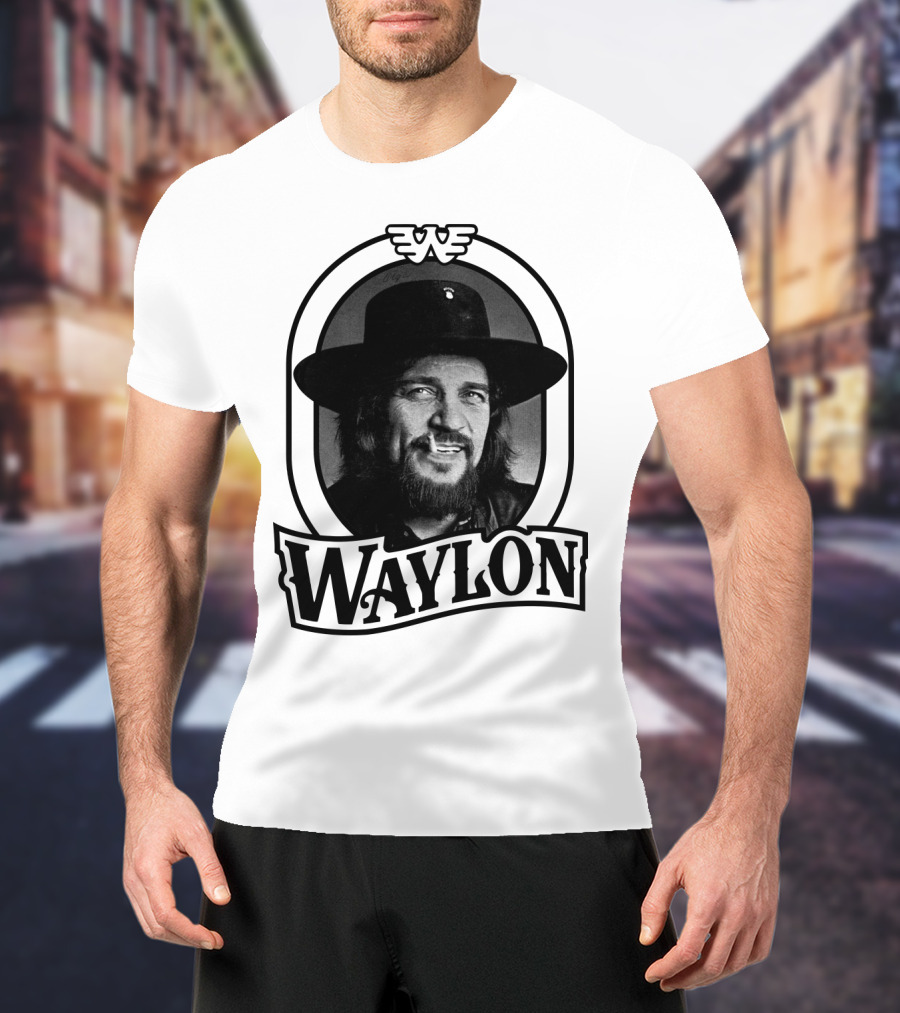 Waylon Jennings Country Music Legend T-Shirt