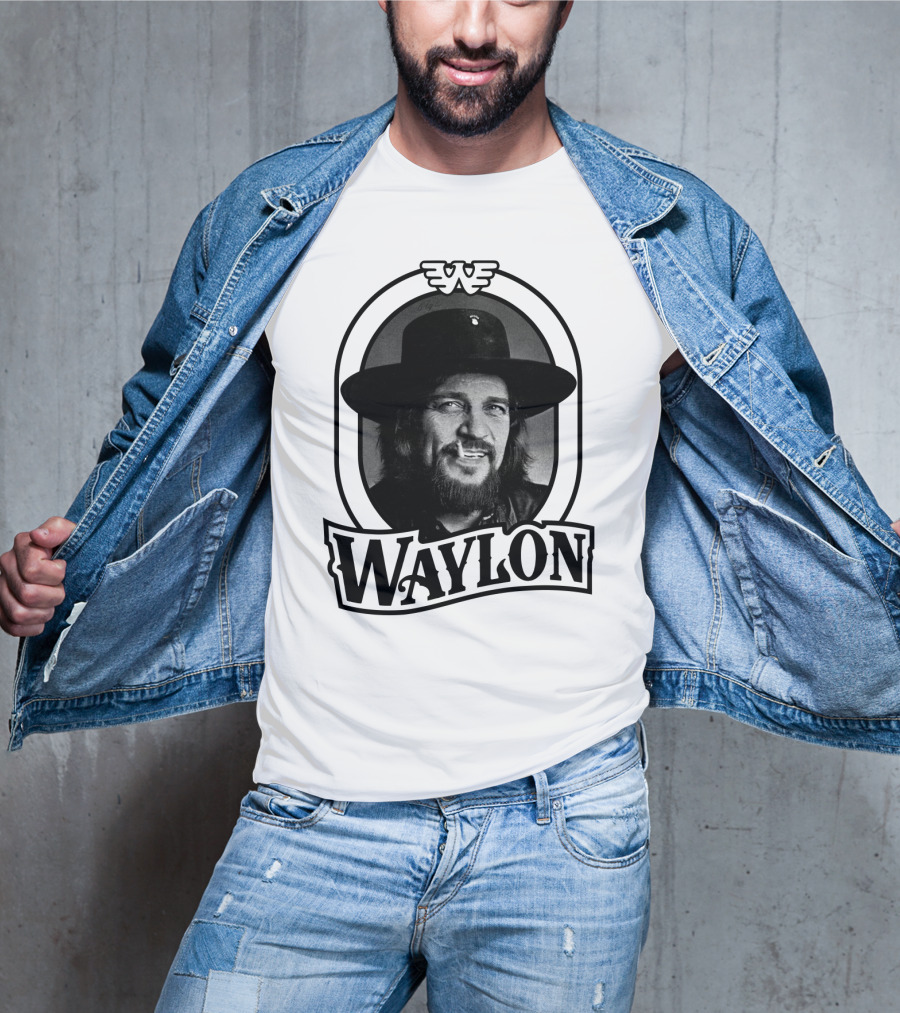 Waylon Jennings Country Music Legend T-Shirt