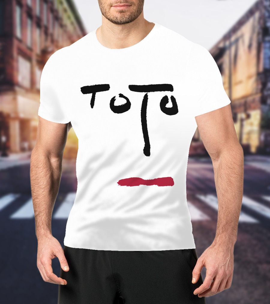 TOTO Turn Back 08 Minimalist Face T-Shirt