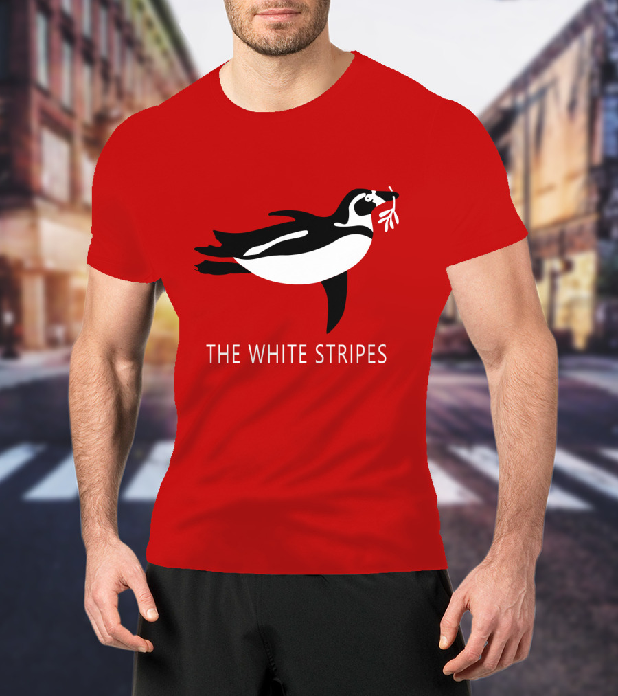 The White Stripes TWS 03 Red Penguin T-Shirt