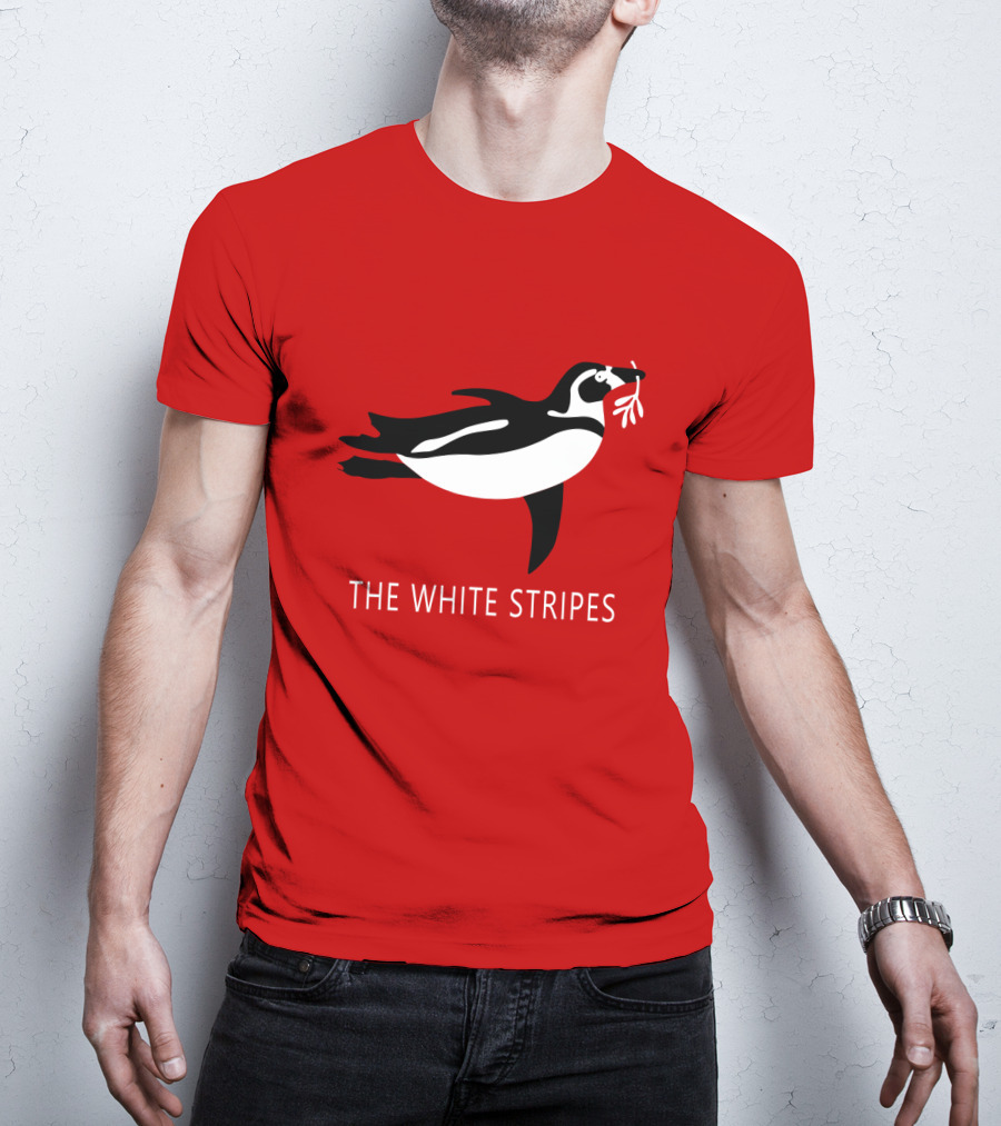 The White Stripes TWS 03 Red Penguin T-Shirt