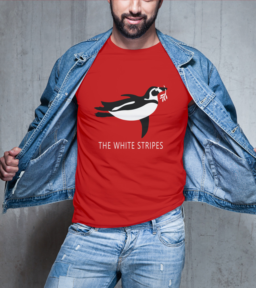 The White Stripes TWS 03 Red Penguin T-Shirt
