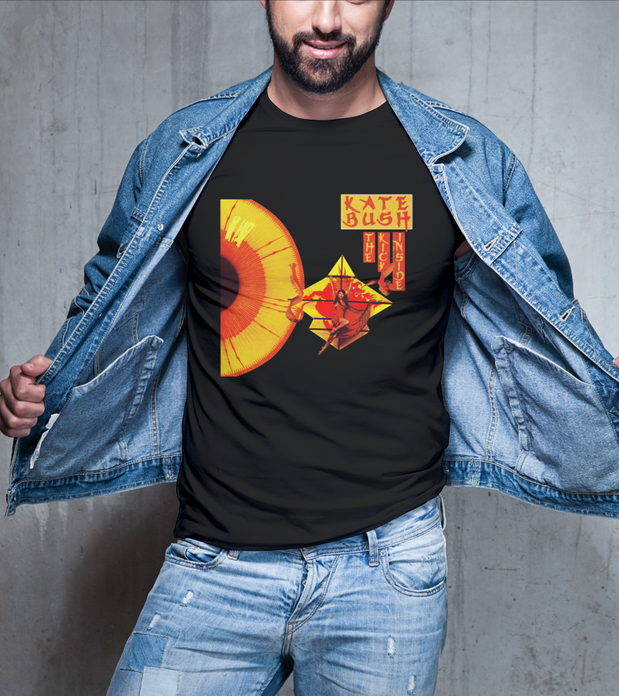 Kate Bush The Kick Inside Eye Sunburst Dance Red And Yellow T-Shirt