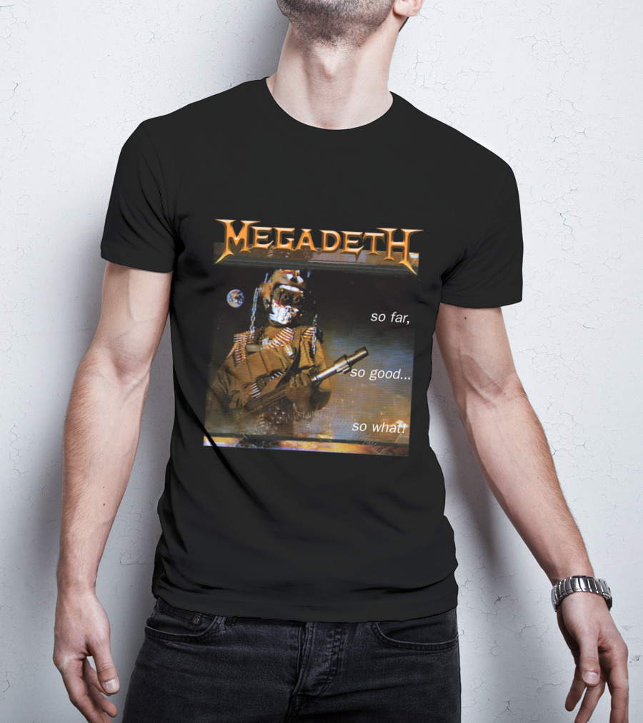 Megadeth So Far So Good So What Album Cover Art MGD 09 T-Shirt