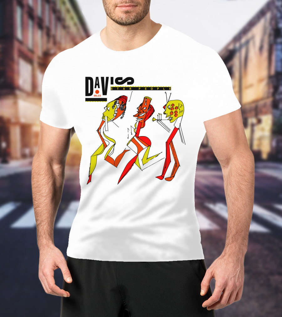 Miles Davis Star People Abstract Figures MDV 24 T-Shirt