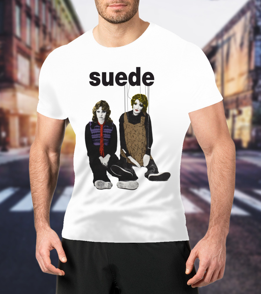 Suede Puppet Dolls Imagery Sde T-Shirt
