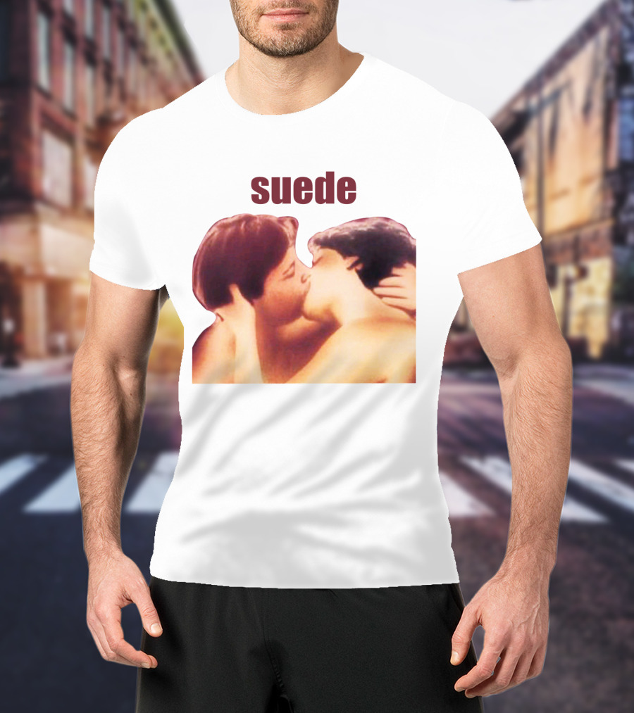 Suede Debut Album Cover Kiss Artwork T-Shirt