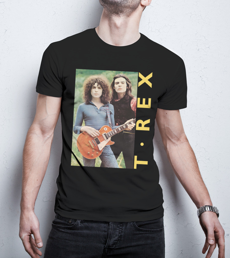 T·rex Band Portrait With Guitarist On Trx T-Shirt