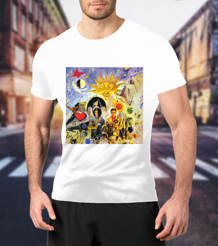 TFF 03 The Seeds Of Love Album Cover Collage Art Psychedelic T-Shirt