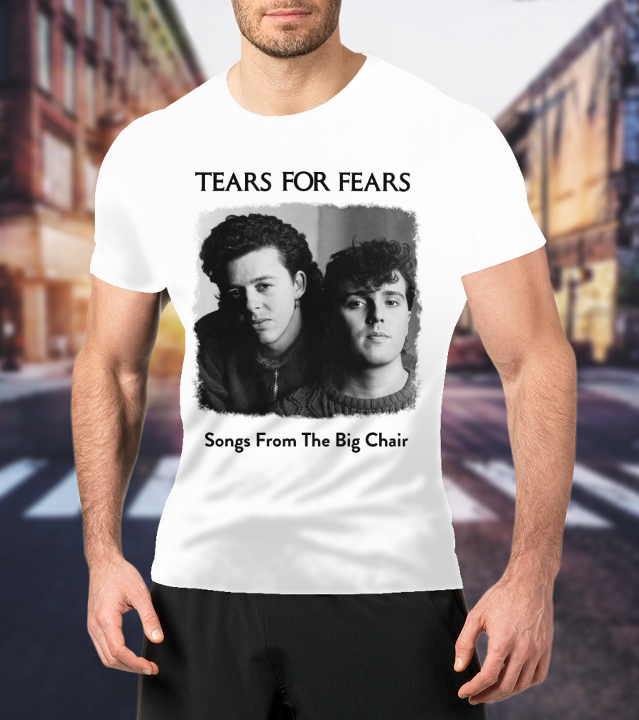 Tears For Fears Songs From The Big Chair Vintage Album T-Shirt