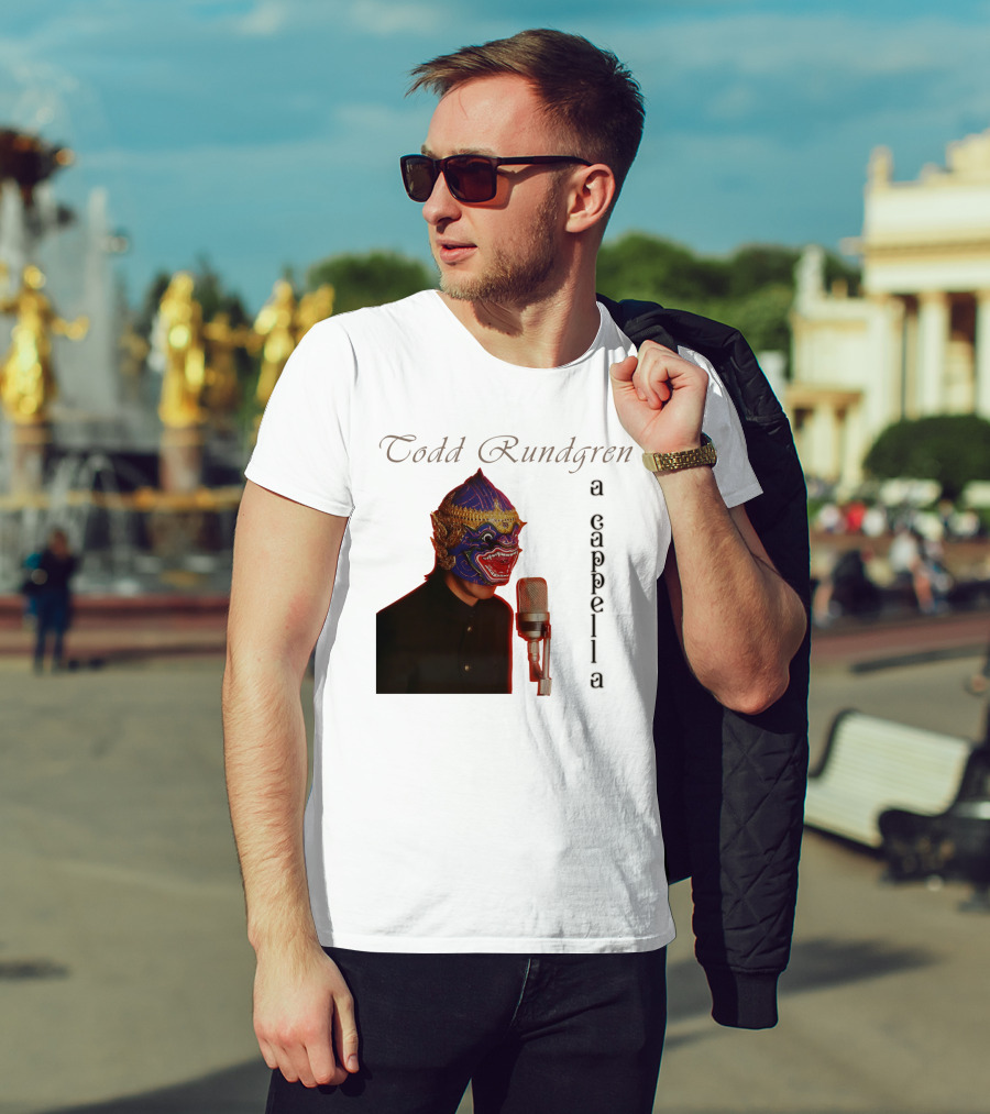 Todd Rundgren A Cappella Mask With Microphone T-Shirt