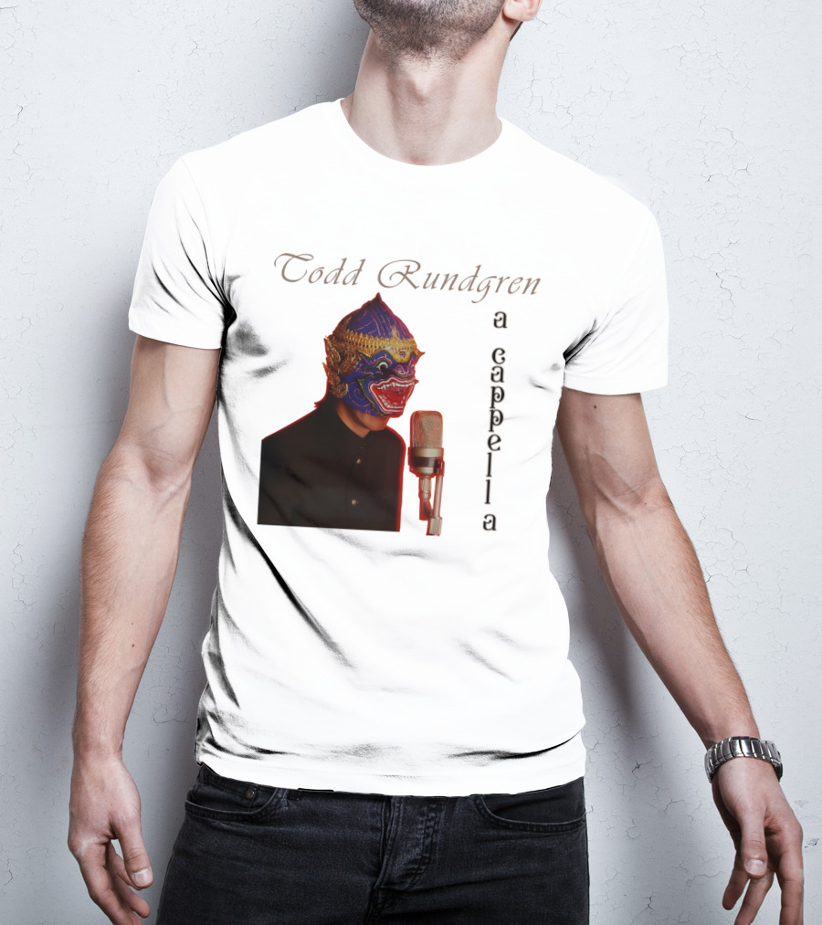 Todd Rundgren A Cappella Mask With Microphone T-Shirt