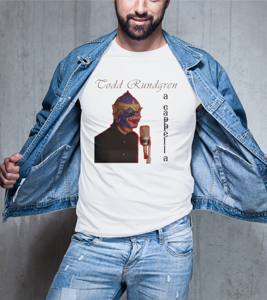 Todd Rundgren A Cappella Mask With Microphone T-Shirt