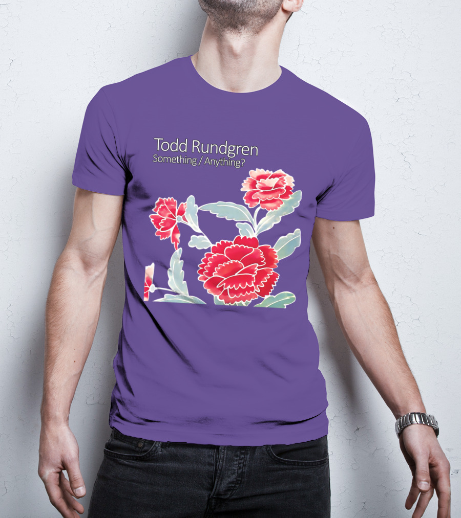 Todd Rundgren Something Anything Red Flowers T-Shirt