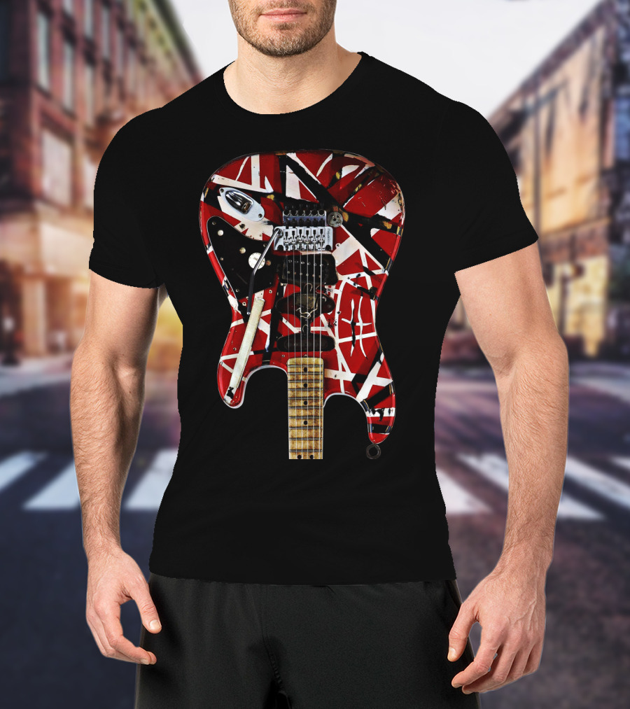 Eddie Van Halen Frankenstein Guitar T-Shirt