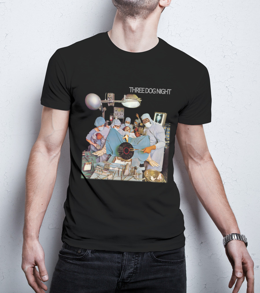 Three Dog Night Vinyl Surgery Operation Scene T-Shirt