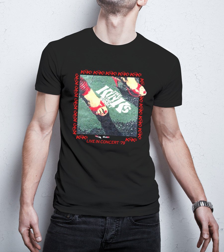 The Kinks Live In Concert '79 Tk-Ms T-Shirt