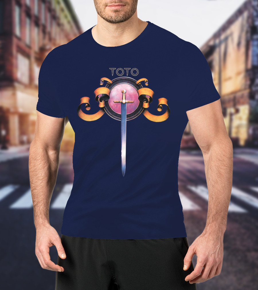 Toto Logo Sword And Ribbons Classic Style T-Shirt