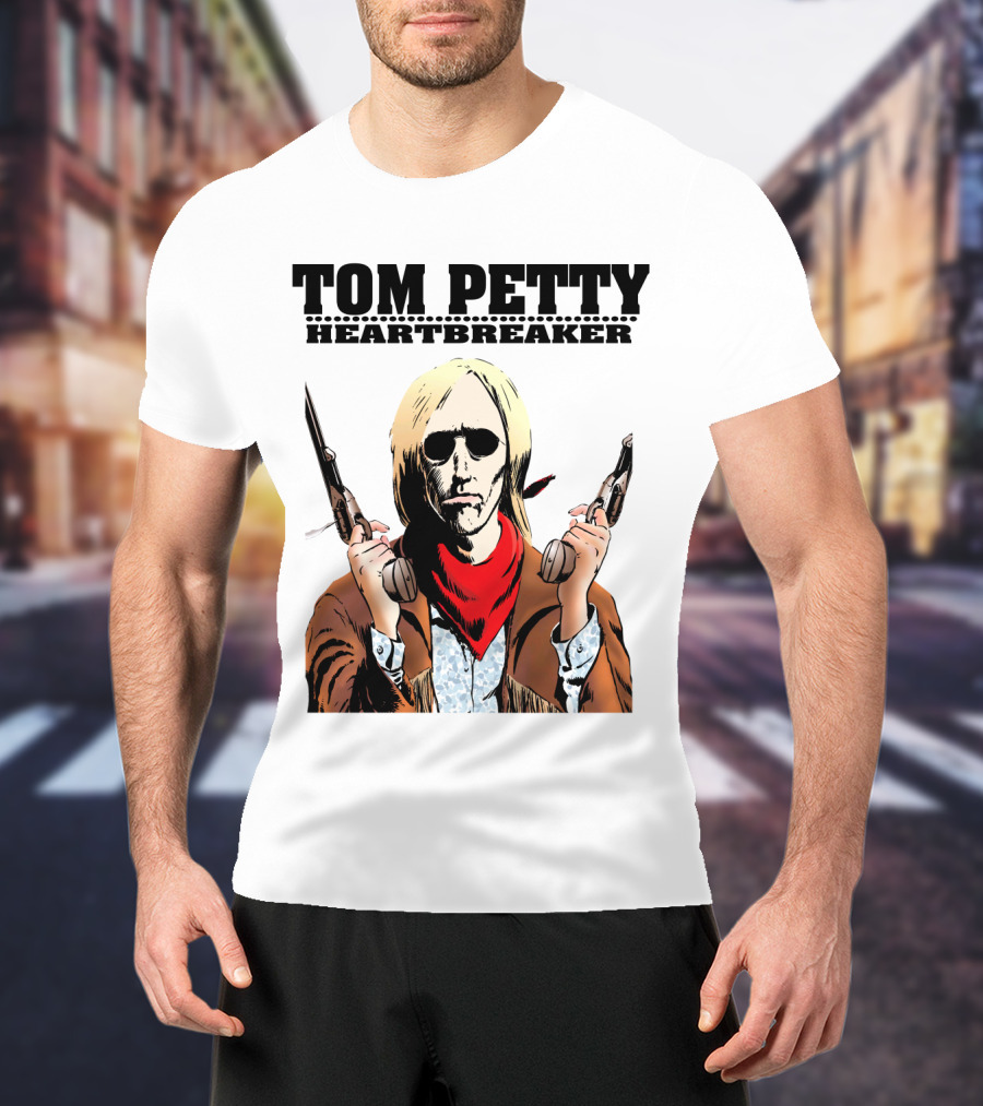 Tom Petty Heartbreaker Gunslinger T-Shirt