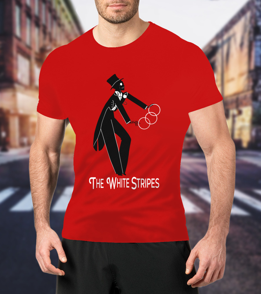 The White Stripes Juggling Man Red T-Shirt