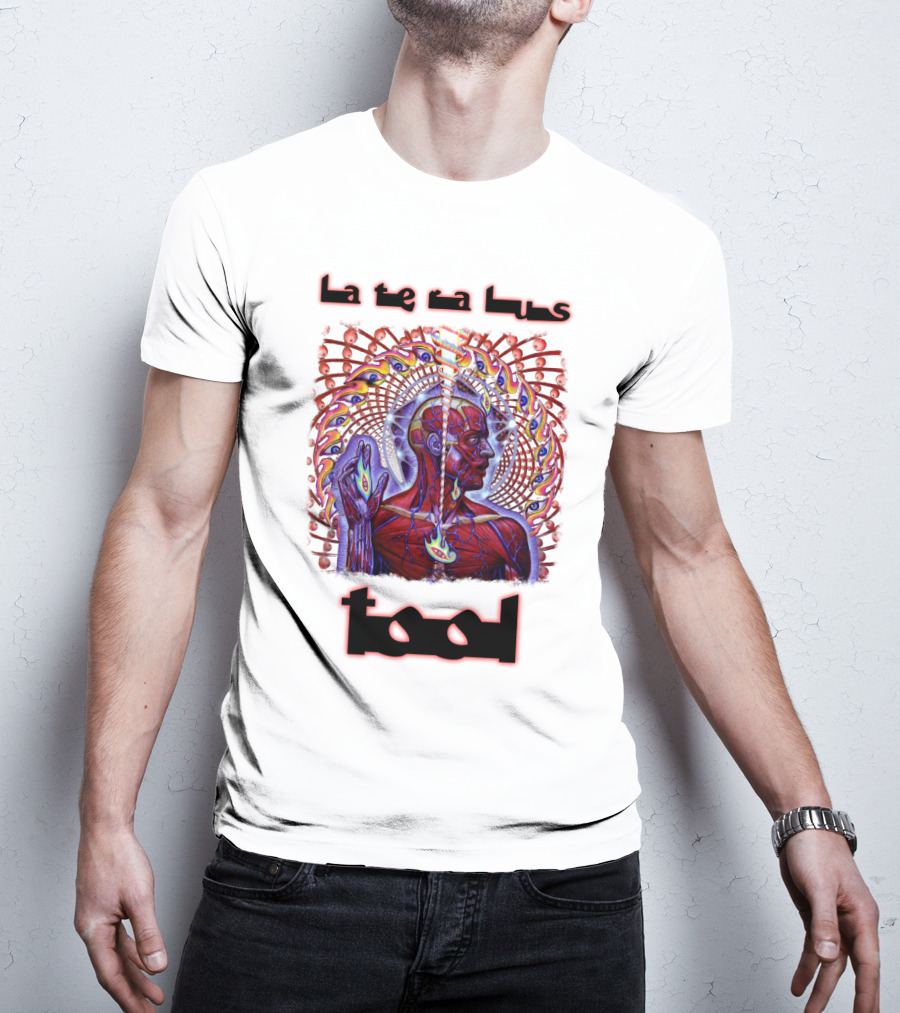 Tool Lateralus Inspired Psychedelic Art With Anatomical Human Figure T-Shirt
