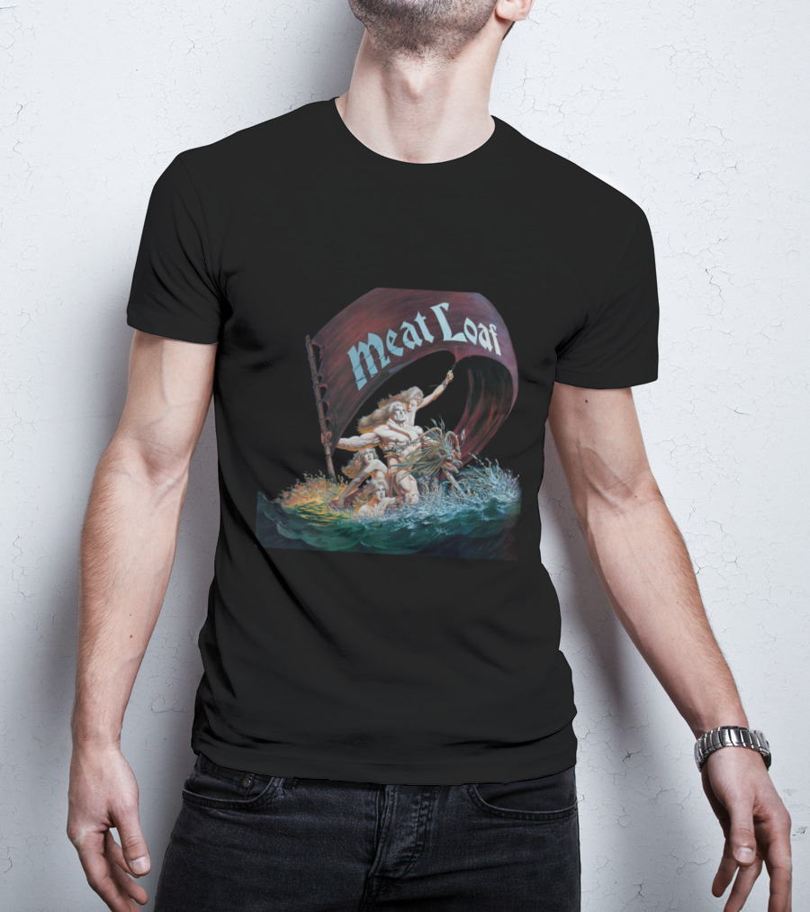 Meat Loaf Viking Ship Adventure On Turbulent Seas T-Shirt