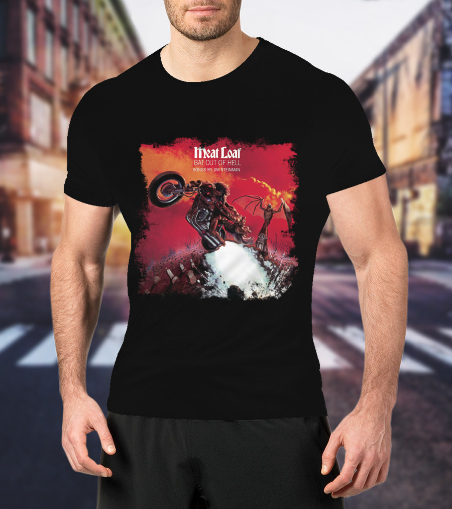 Meat Loaf Bat Out Of Hell Songs By Jim Steinman T-Shirt