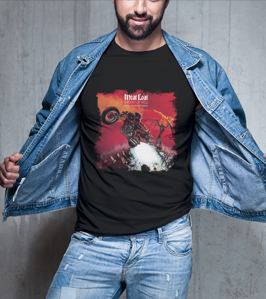 Meat Loaf Bat Out Of Hell Songs By Jim Steinman T-Shirt