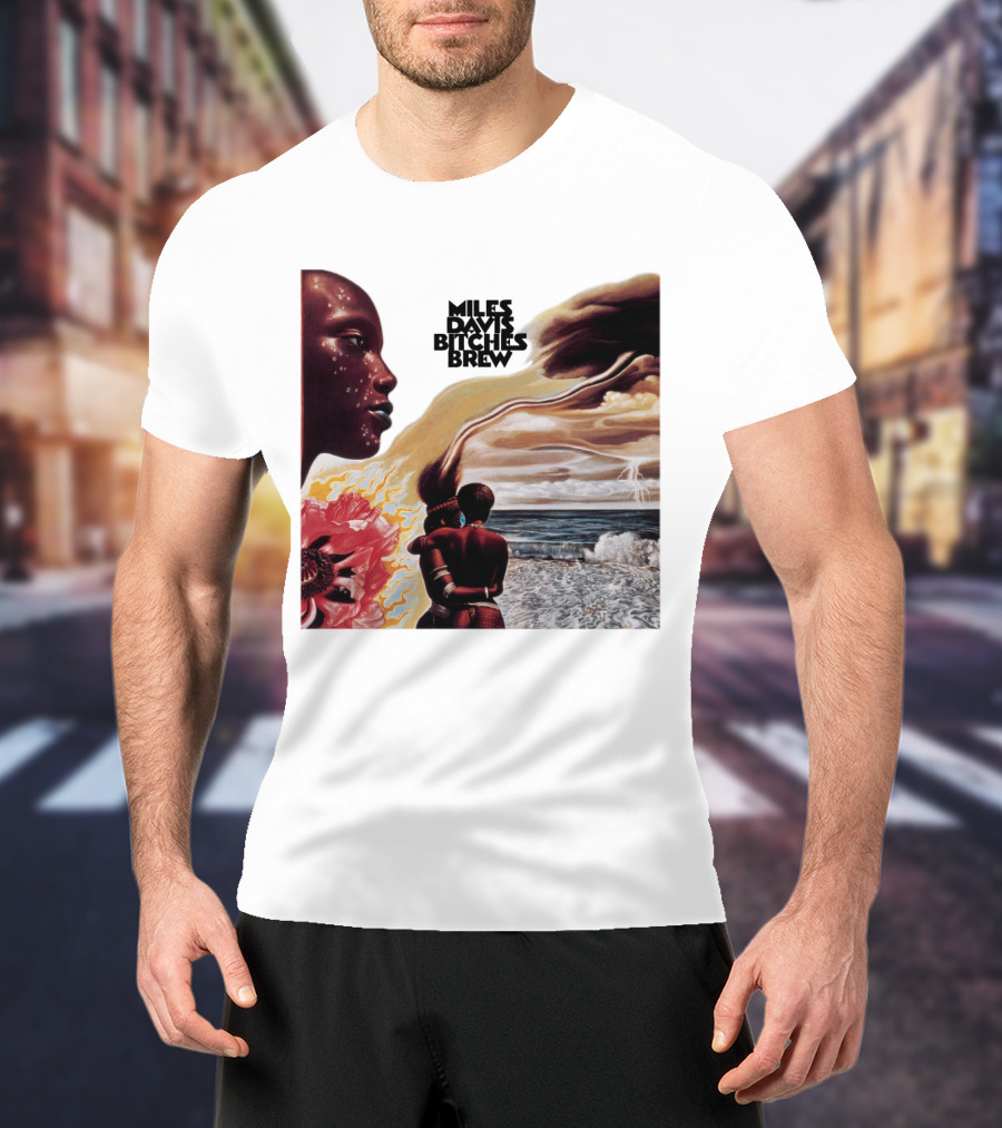 Miles Davis Bitches Brew Album Cover Art T-Shirt
