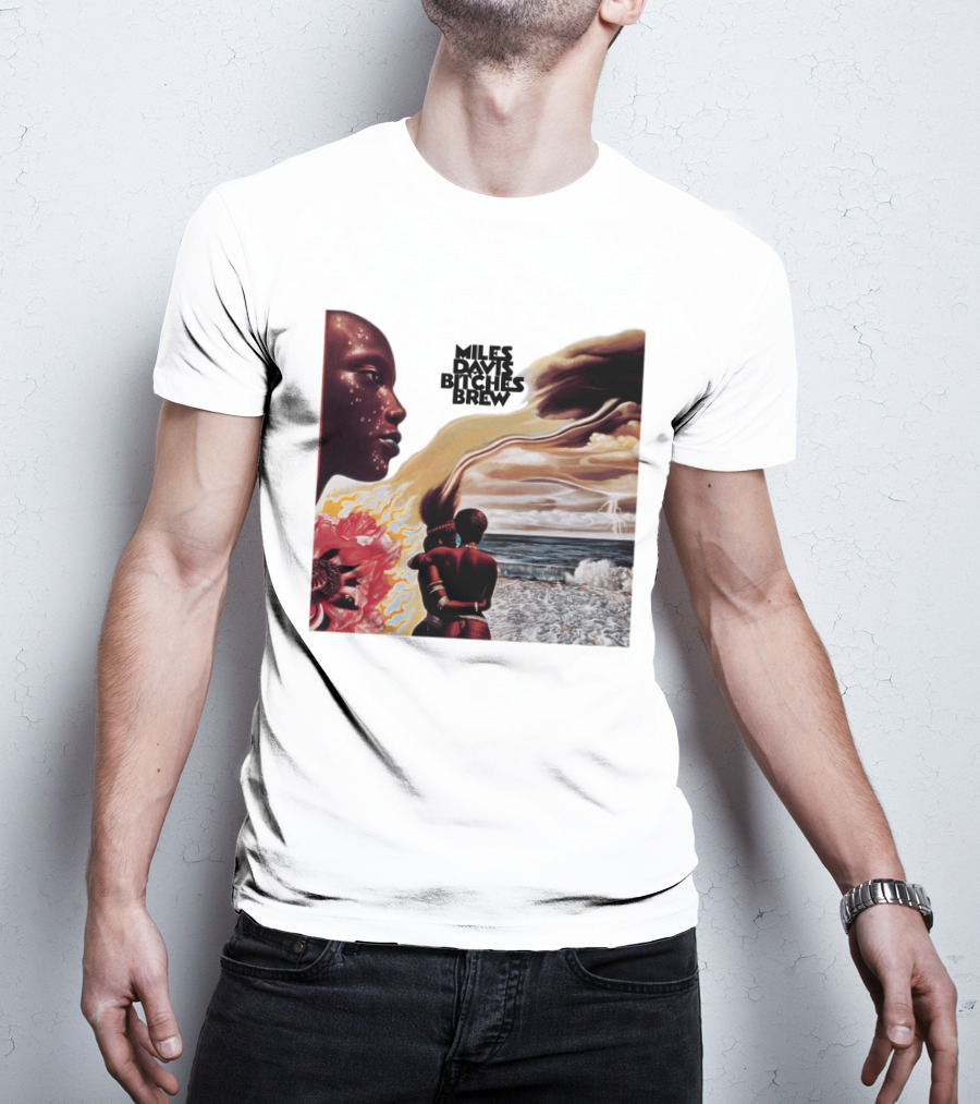 Miles Davis Bitches Brew Album Cover Art T-Shirt
