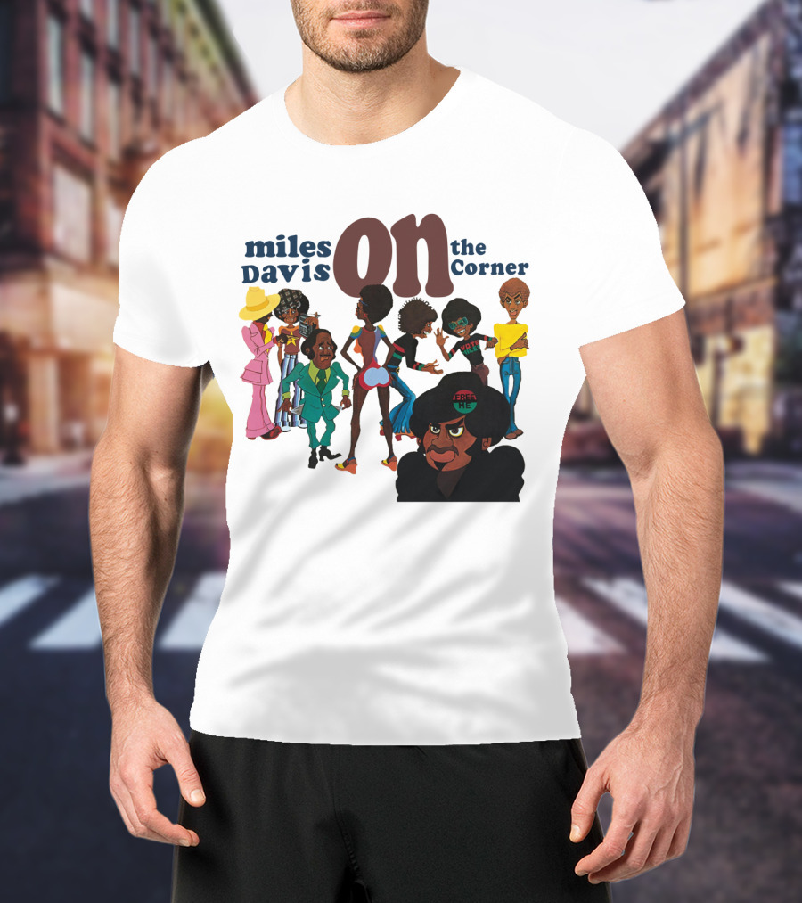 Miles Davis On The Corner Characters T-Shirt