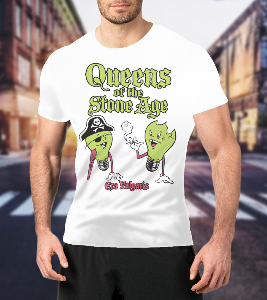 Queens Of The Stone Age Era Vulgaris Lightbulbs T-Shirt